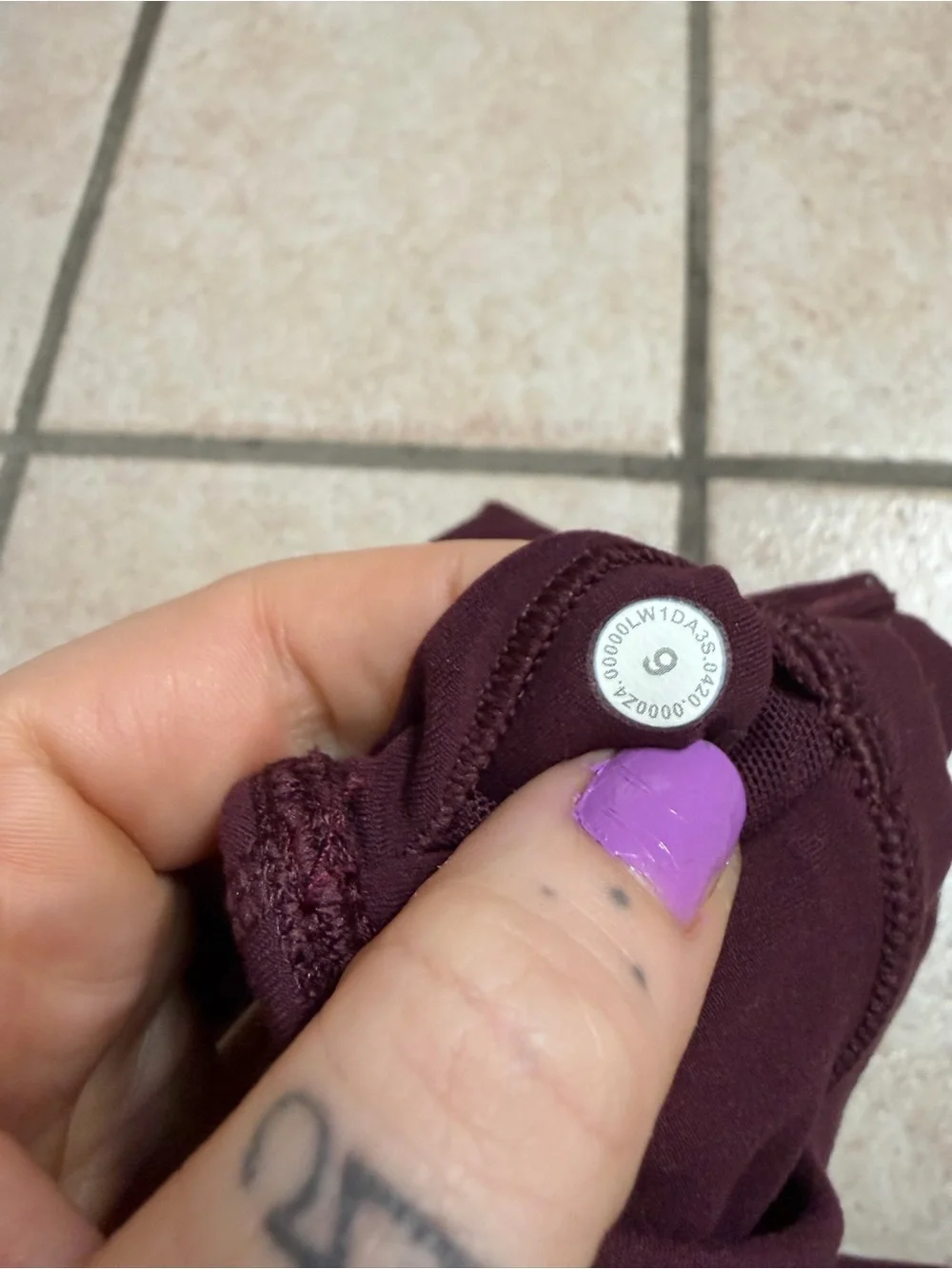 Lululemon Align Tank Top (Cassis) Size 6